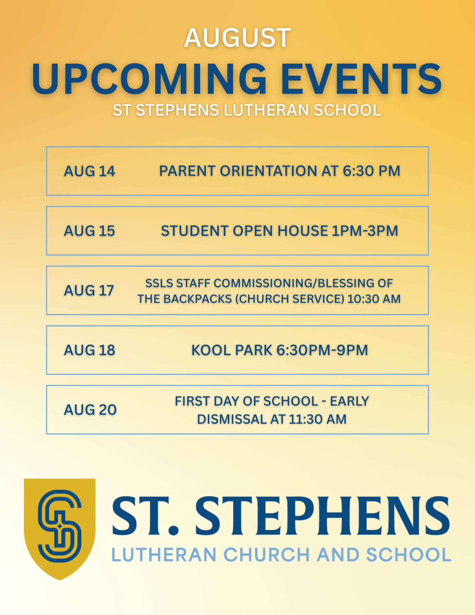 Upcoming Event Flyer SSLS Upcoming Event Flyer SSLS