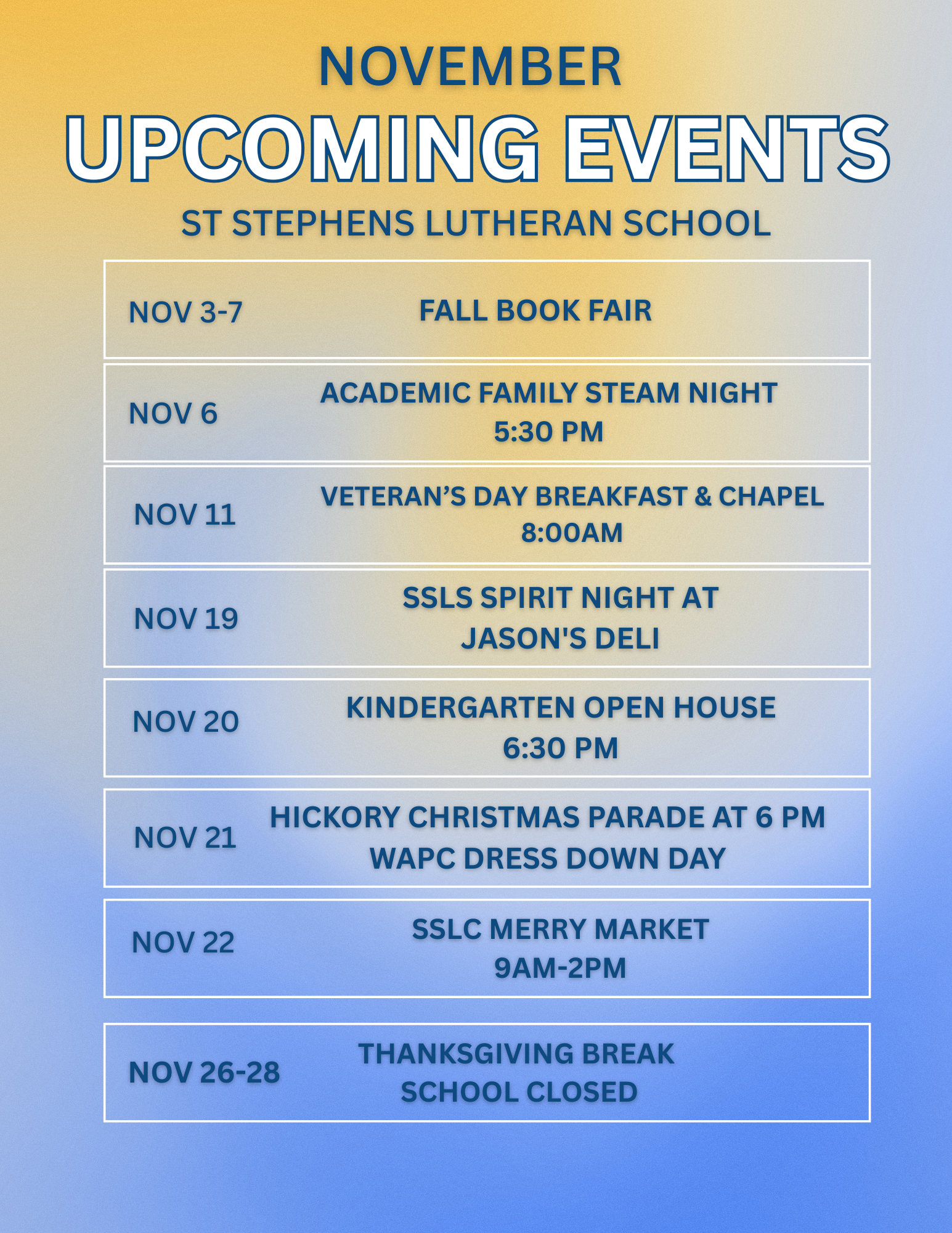 Upcoming Event Flyer SSLS-4